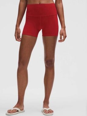 Lululemon Align High-Rise Short 4" Dark Red Size 10